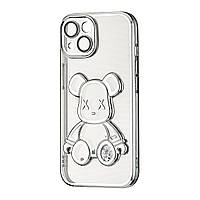 Чехол Shining Bear Case iPhone 15 Silver