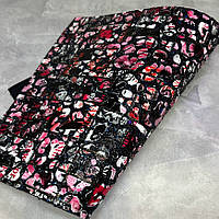 Екошкіра (кожзам) Fashion, розмір 20*29 см, колір-гліттер чорний, арт 07906, 1 лист, Чорний