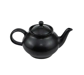 Чайник з кришкою Black 735 мл порцеляновий Porland 932173/Bl