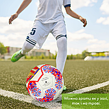 Arsenal м'яч, Футбольний м'яч розмір 5, Зшитий футбольний м'яч, Футбольний м'яч для дітей Біло-червоний (420A), фото 5