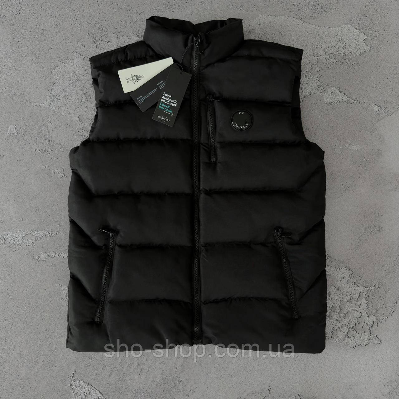 Мужская жилетка C.P. Company Жилет орний Турция, фото 1