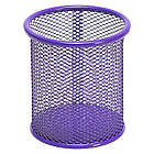 Підставка-стакан для ручок металевий сітка 9.5х8.5см арт.802, фото 2