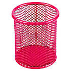 Підставка-стакан для ручок металевий сітка 9.5х8.5см арт.802, фото 3