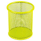 Підставка-стакан для ручок металевий сітка 9.5х8.5см арт.802, фото 5