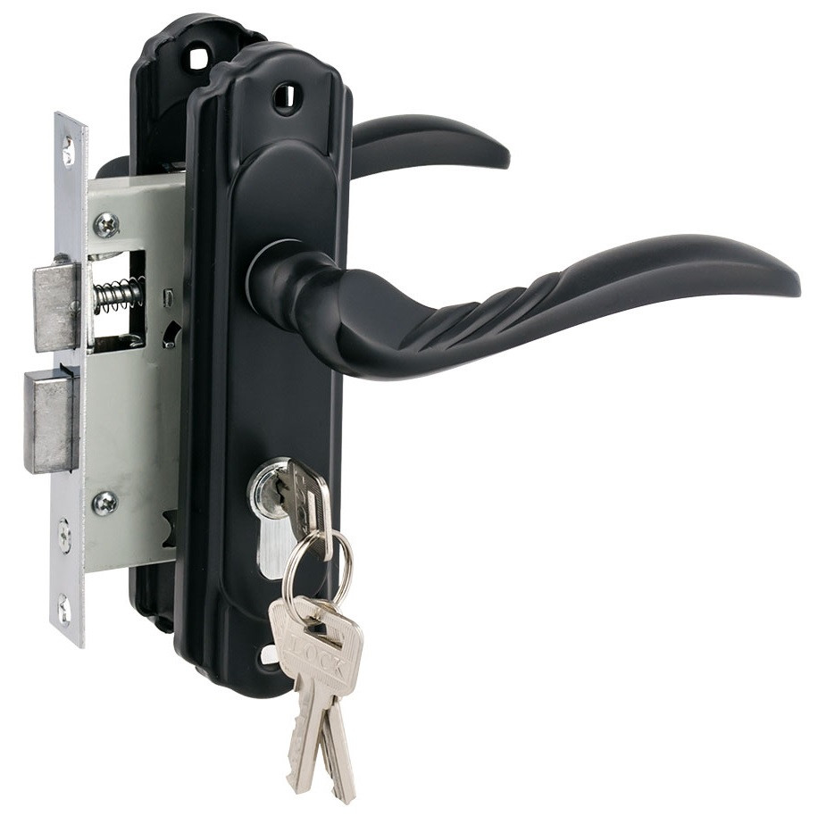 Ручка на планці з замком FZB 50 мм ORB (15-186-006), фото 1