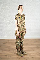 Полевая форма зсу рип-стоп вафелька мультикам уставная женская армейский костюм камуфляж всу Multicam комплект