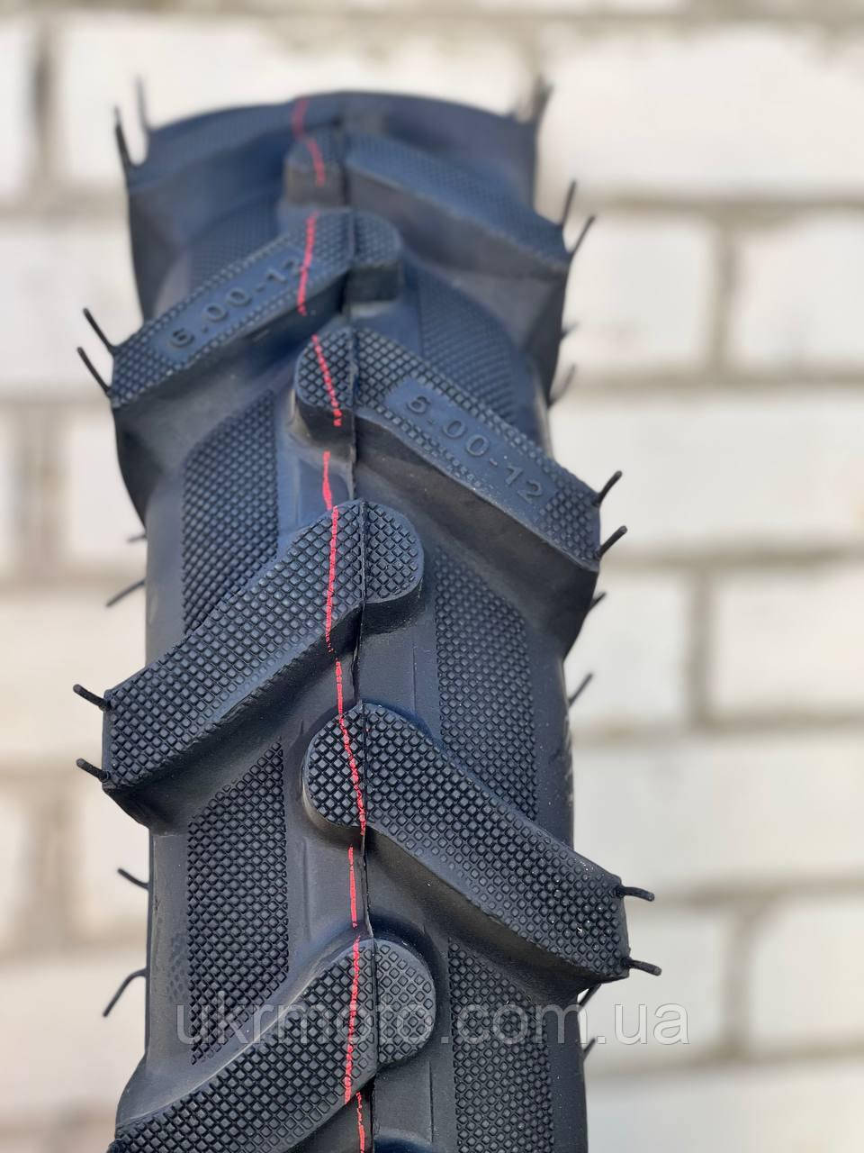 Шина на мотоблок 6.00-12 мінітрактор із камерою, фото 1