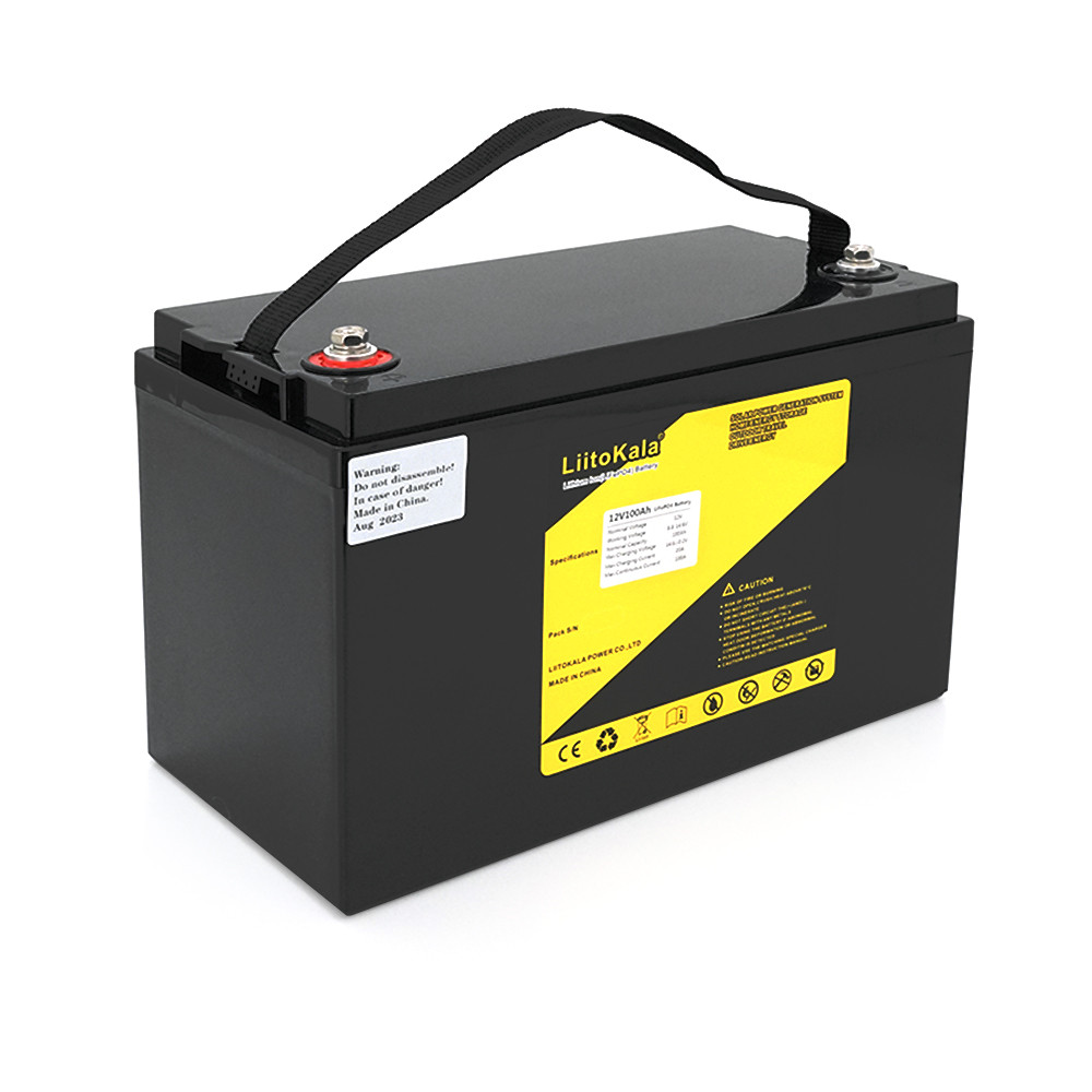 Акумуляторна батарея LiitoKala LiFePO4 12,8V 100Ah(20/100A) (330*170*220mm), 9.5kg, фото 1