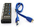 Адаптер розгалужувач USB 3.0 на 4 порти USB 3.0 Hub 4 Ports Speed 5Gbps, фото 5