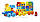 Конструктор Mega Bloks Музичний Потяг FWK22 Fisher Price 50 дітей., фото 3