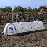Парник з агроволокна 8 м 60 г/м2 мінітеплиця для розсади, фото 2