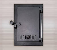 Дверь топочная с шибером Аскет (465 х 315 мм) KHLP