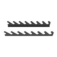 Кріплення тримач для садового інструменту та інвентарю 800х30х120 мм пофарбований метал на 8 предметів, фото 3