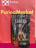 LECKER Повноцінний сухий корм для дорослих собак з яловичиною, овочами та рисом. Леккер 10 кг