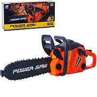 Игрушка Бензопила Вращается Резиновая Цепь Имеет Звуковые Эффекты Power Saw