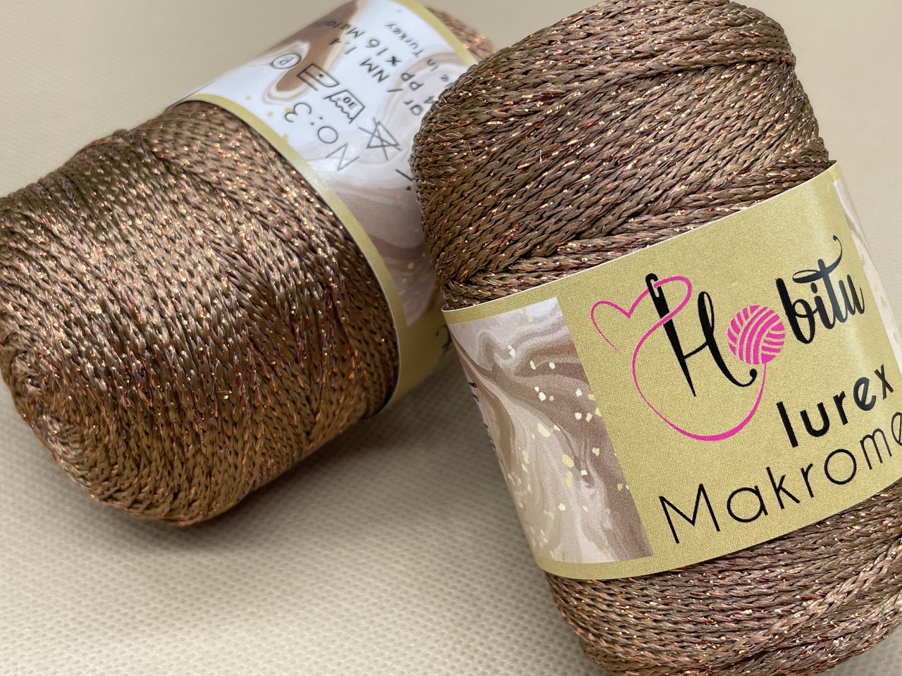 Пряжа Macrome Lurex Hobitu-200, фото 1