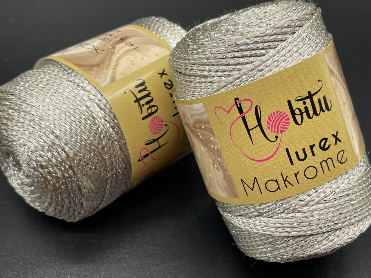 Пряжа Macrome Lurex Hobitu-030, фото 1