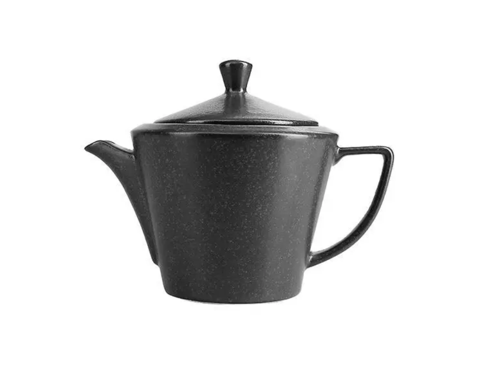 Чайник порцеляновий з кришкою Black 500 мл Porland 938405/Bl