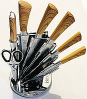 Набор кухонных ножей на подставке 8 предметов