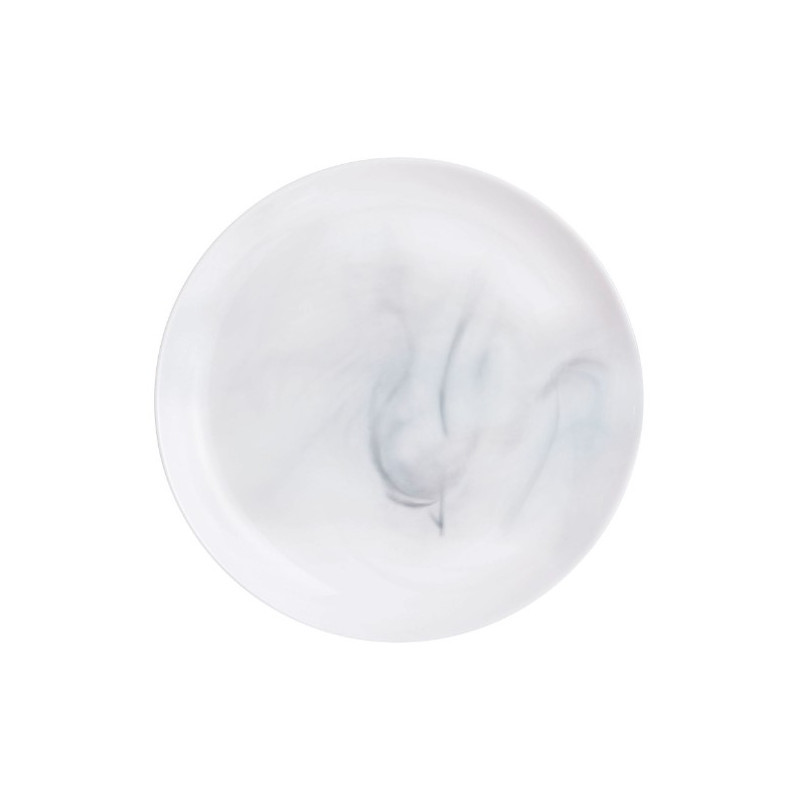 Тарілка обідня 25 см Diwali Marble White Luminarc Q8840, фото 1