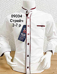 Дитяча біла сорочка Sinyor Besni стійка 2-7 років