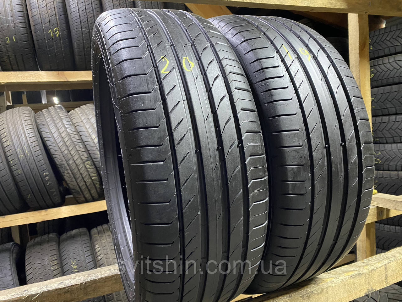 Літні Шини 235/50R19 Continental ContiSportContact5 6+мм 2шт, фото 1
