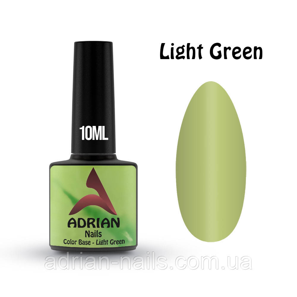 Кольорова База Adrian Nails Color Base Light Green