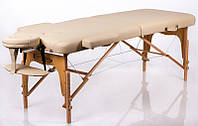 Складний портативний надійний переносний масажний косметологічний стіл кушетка RESTPRO Memory 2 Бежевий