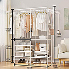 Вішалка для одягу Simple coat rack double W-8518 Білий, фото 3