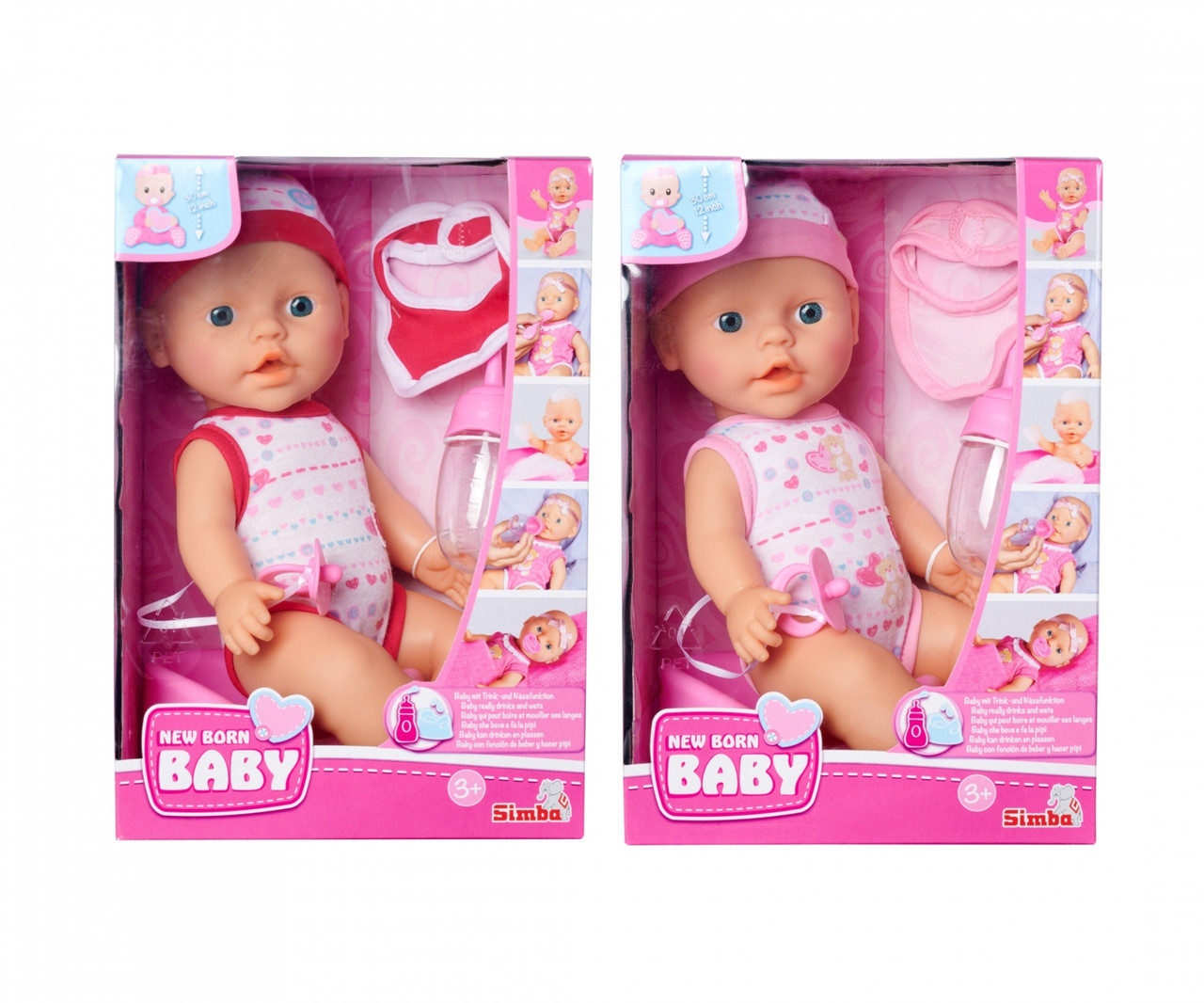 Ляльковий набір Пупс (30 см) New Born Baby Darling Simba 5037800 в асортименті 2 вида, фото 1