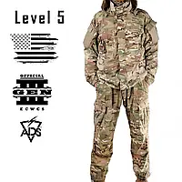 Военный комплект ECWCS Gen III Level 5 MultiCam Soft Shell, тактический мужской костюм мультикам