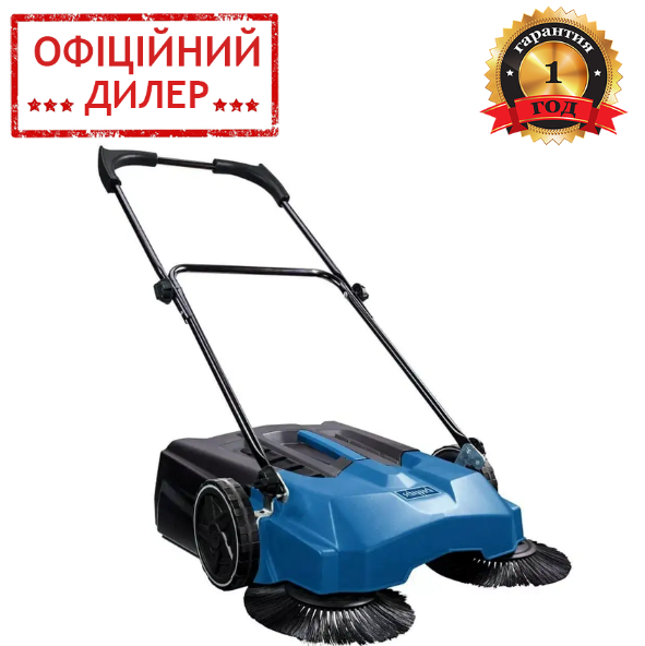 Машина підмітальна Scheppach Trike-S 5909803900 (65 см, 3 щітки, бак 22 л) Прибиральна машина YLP