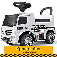 Детская каталка-толокар Mercedes (машинка, музыка, на батарейке) Грузовик Bambi 656-1