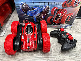 Машинка-перевертень всюдихід трюкова на радіокеруванні Stunt Car червона