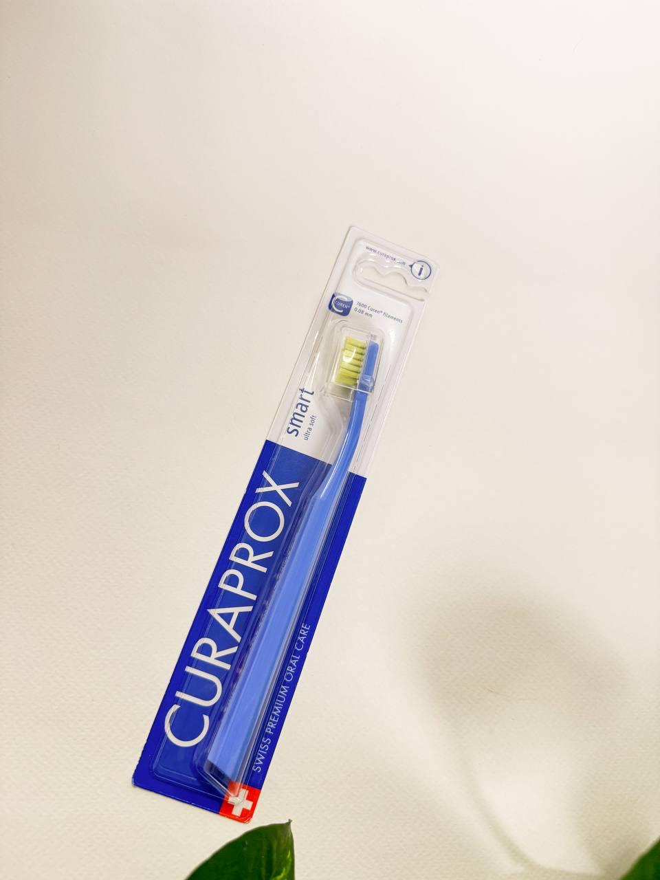 Дитяча зубна щітка Курапрокс CS 7600 Smart Ultra soft Для дітей від 5 років Зубна щітка синього кольору