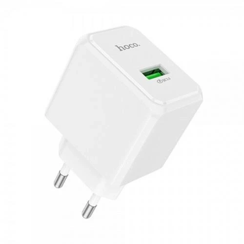 МЗП HOCO  CS-12A QC 3.0  [білий]   [ 1 USB / 3,0A| 18W ]