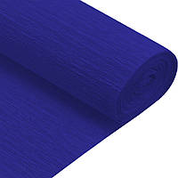 Бумага гофрированная SANTI темно синяя 230% рулон 50*200см
