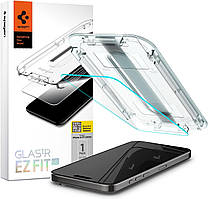 Захисне скло Spigen для iPhone 15 Pro - EZ FIT GLAS.tR (1 шт), Clear (AGL06898)