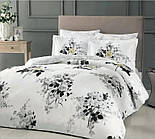 Комплект постільної білизни TAC сатин-Digital євро розмір Lorraine