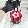 Подарунковий набір мила з троянд у коробці, Червоний / Троянди мильні / Роза з мила / Мильний набір троянд, фото 6
