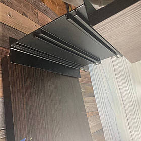 Вбудований карниз для гіпсокартону Грація LED Люкс чорний