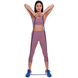 Гумова петля для підтягувань (стрічка силова) Zelart POWER BANDS FI-3917-B, фото 9