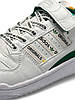 Жіночі кросівки Adidas Forum 84 Low White Green Yellow Адідас Форум білі з зеленим шкіряні на липучці осінь весна літо, фото 9