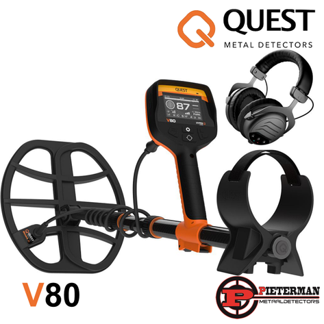 Металошукач мультичастотний Quest V80. Офіційна гарантія та безкоштовна доставка!, фото 1