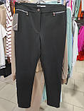 Штани жіночі скіні класика завужені 50 чорні, фото 10