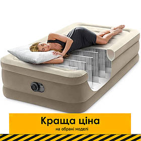 Надувне односпальне ліжко Intex (99-191-46см, з вбудованим електронасосом 220В) 64426