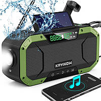 KAYINOW - Портативное радио для чрезвычайных ситуаций с AM/FM и NOAA, зеленый