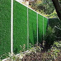 Декоративный зелений забор рулонный забор двусторонний