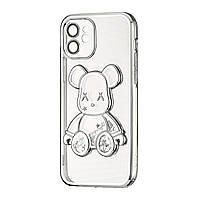 Чехол Shining Bear Case iPhone 12 Silver