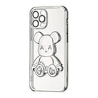 Чехол Shining Bear Case iPhone 12 Pro Silver